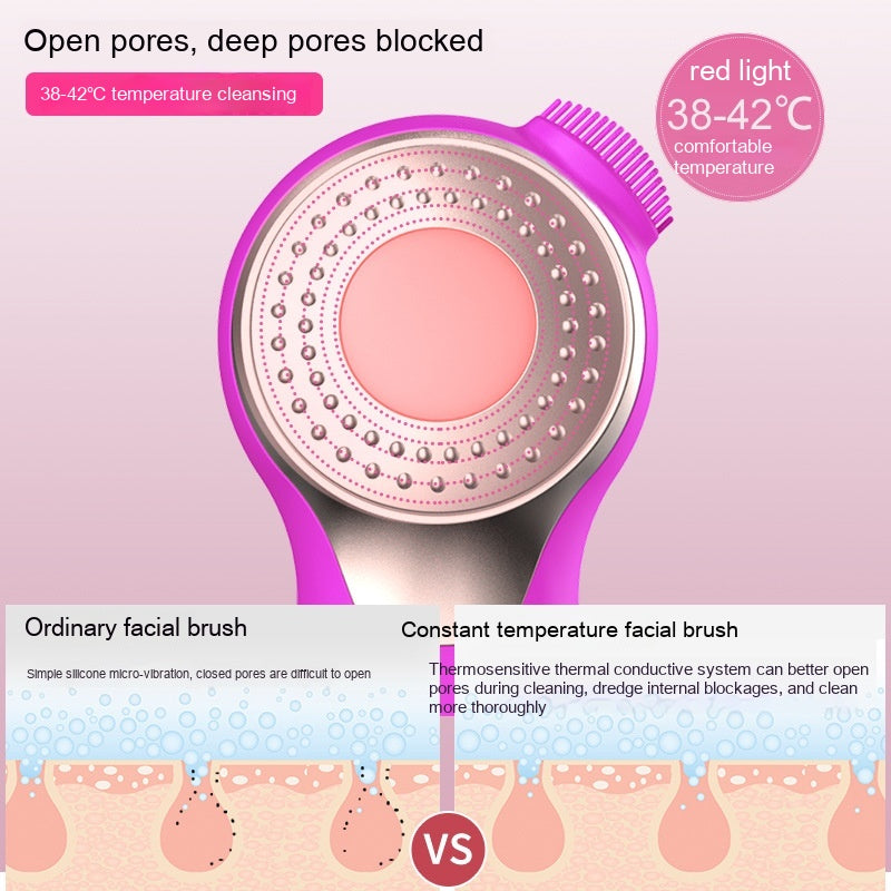 Ultrasonic Facial Cleansing Brush – Waterproof Deep Pore Cleanse