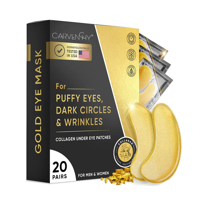 Premium 24K Gold Eye Masks – Reduce Dark Circles, Puffiness & Fine Lines