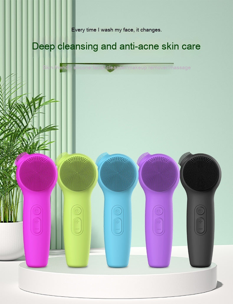 Ultrasonic Facial Cleansing Brush – Waterproof Deep Pore Cleanse