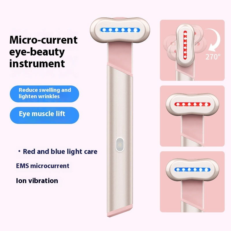 LED Eye Therapy Massager – Red & Blue Light with Microcurrent