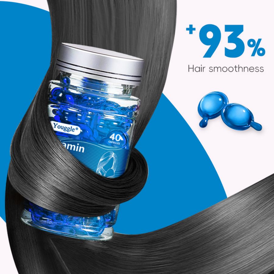 Vitamin Hair Oil Capsules – Shine & Care Hair Treatment