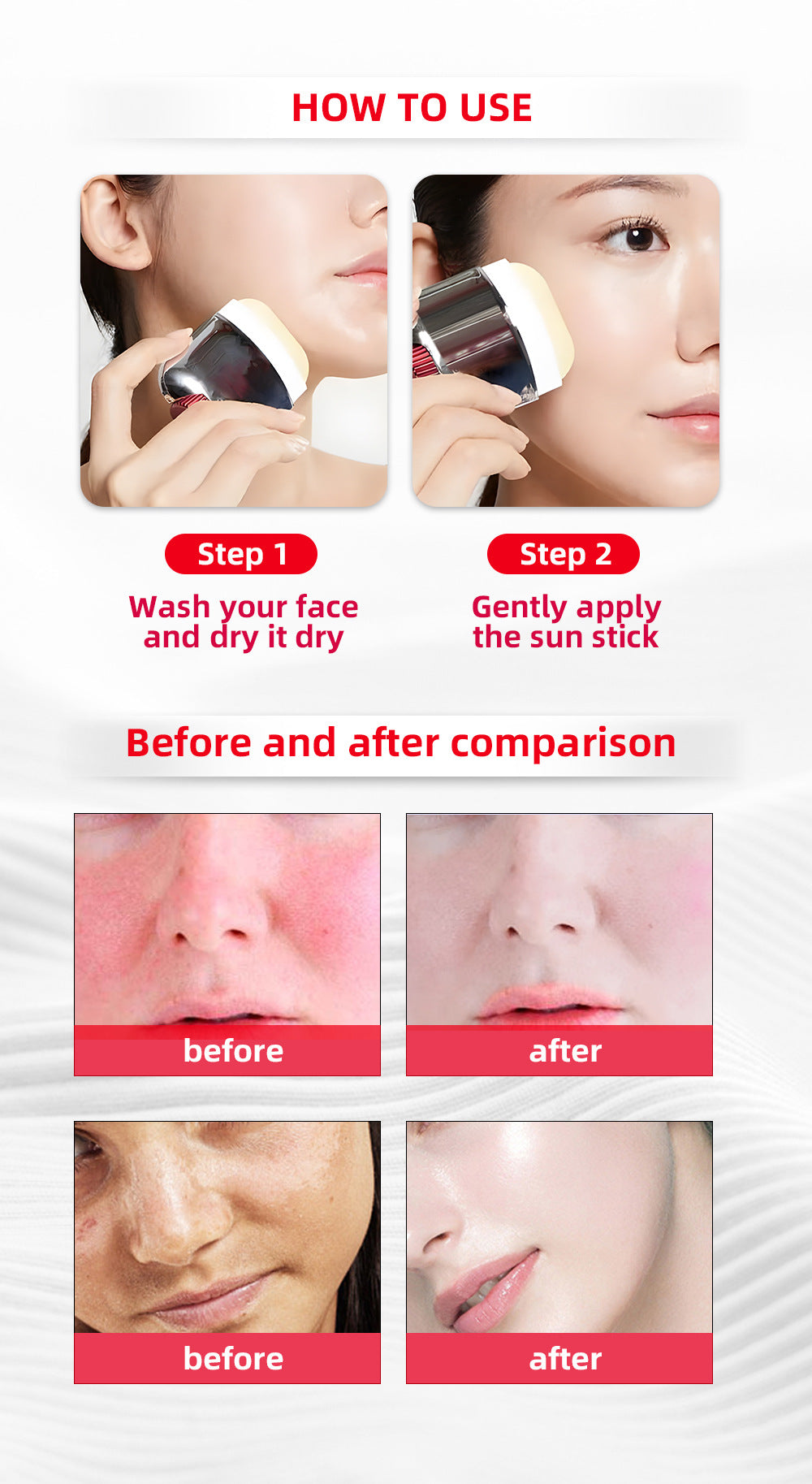 Moisturizing Sun Stick - Invisible UV Protection & Glow