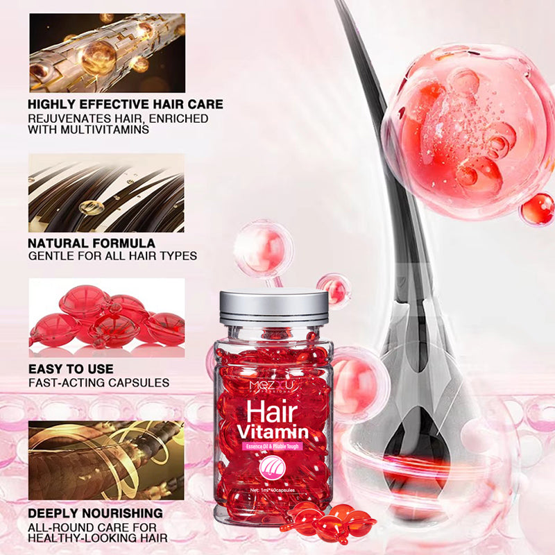 Hair Vitamin Capsules Silky Hair - Deep Repair - Healthy Shine